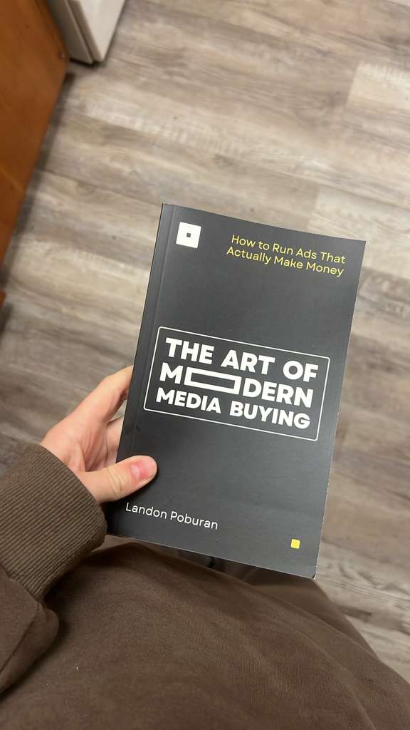 Madison with the book